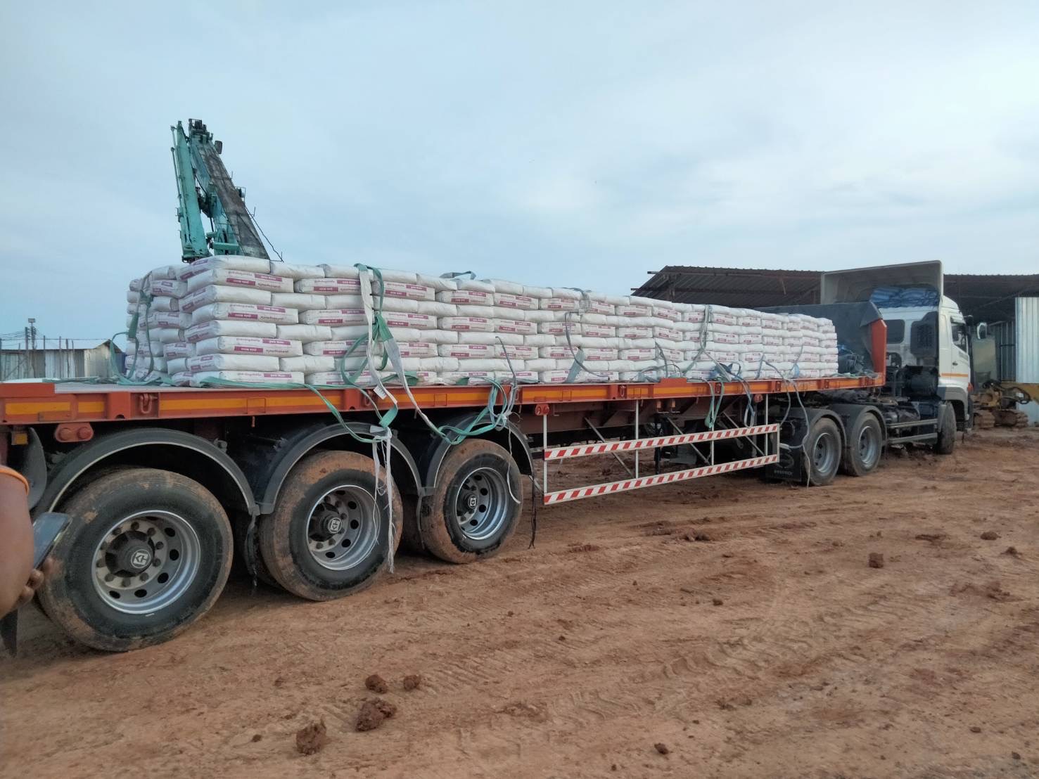 ขนส่งวัสดุก่อสร้าง